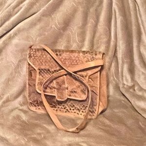 Rare 1982 Nigerian cobra snake skin purse